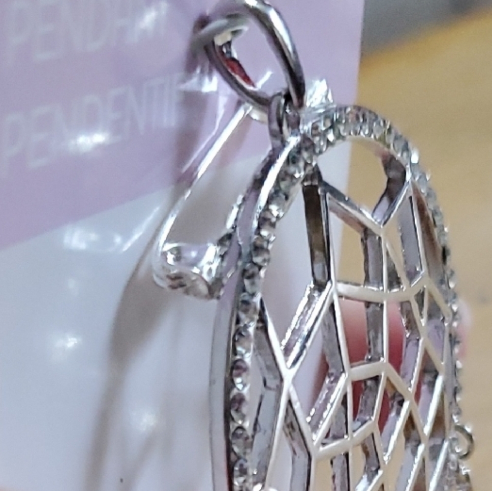 Bead Landing Silver Dreamcatcher Pendant Necklace - Picture 6 of 6